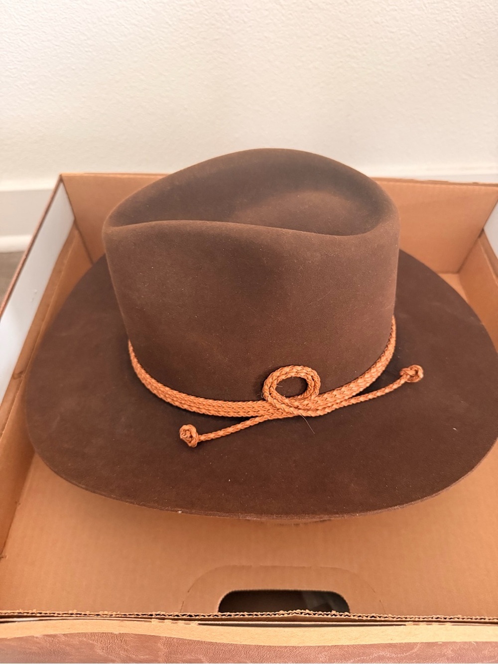 Vintage Resistol XXX Beaver Chaparral Mink Western Cowboy Hat Size 7 USA Box - Picture 4 of 9